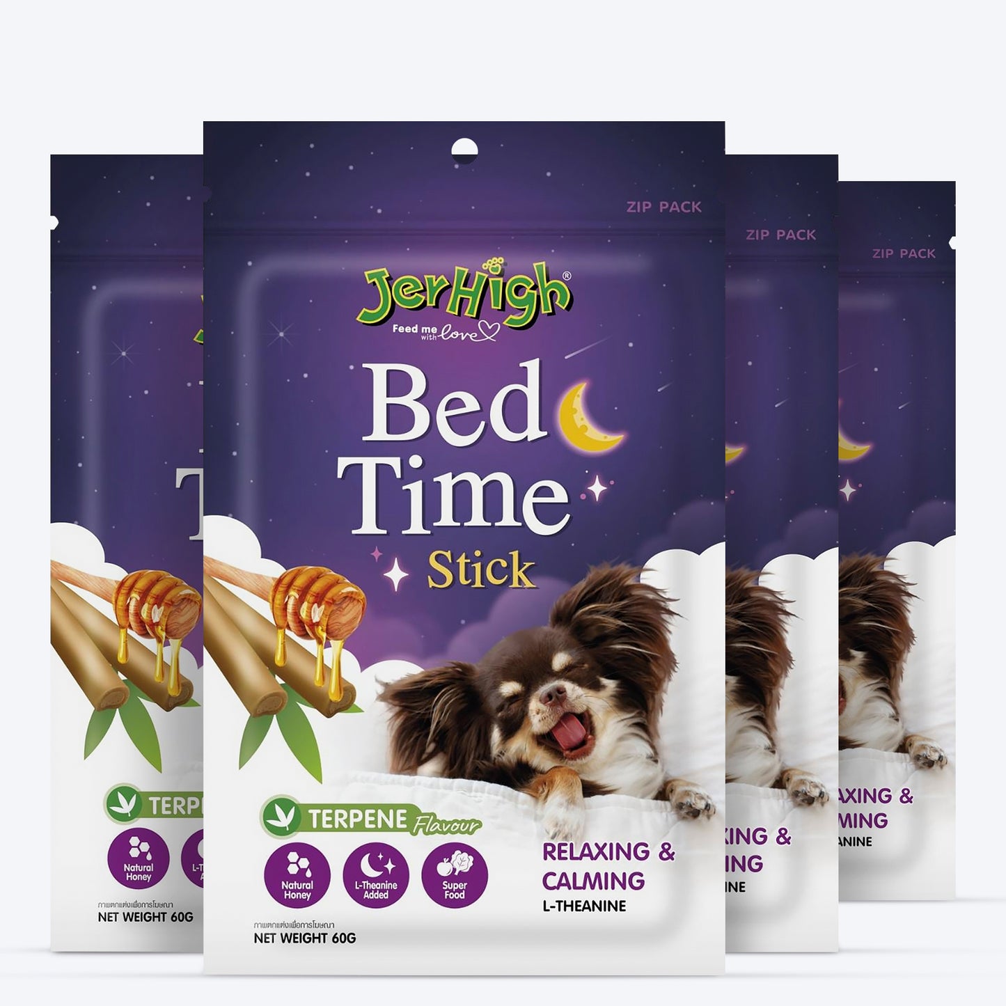 JerHigh Bed Time Stick Dog Treats - 60 g_03