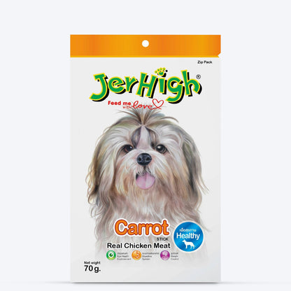 JerHigh Carrot Stick Dog Treat with Real Chicken Meat_01