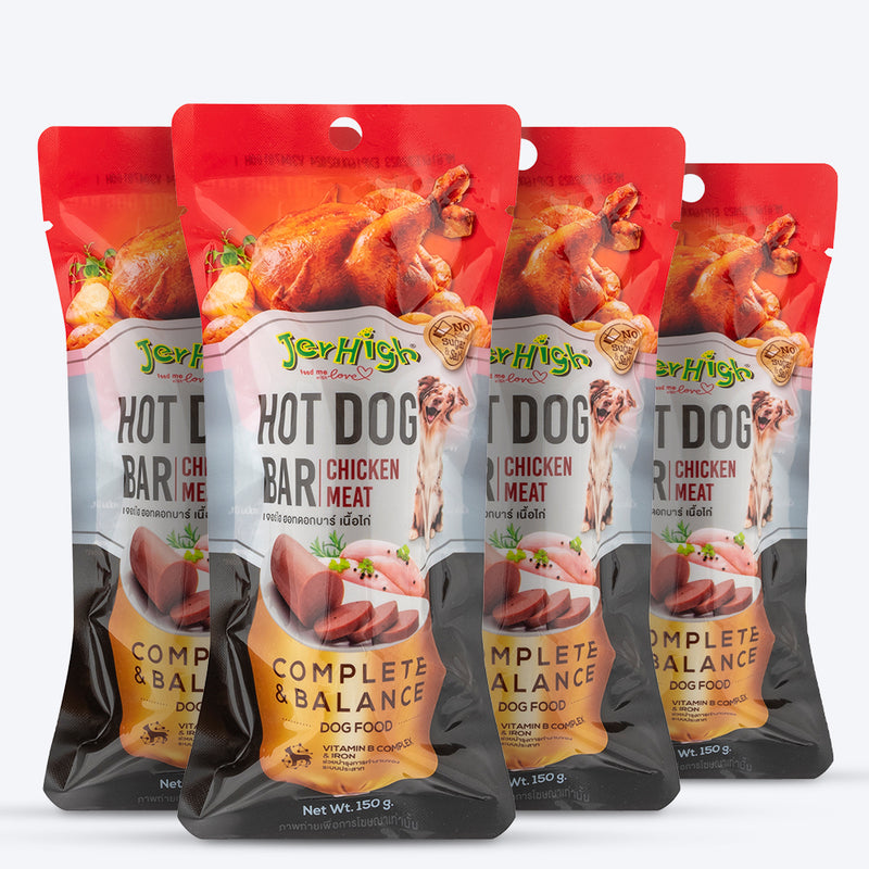 JerHigh Hotdog-Bar Dog Treat - Chicken - 150 g_03