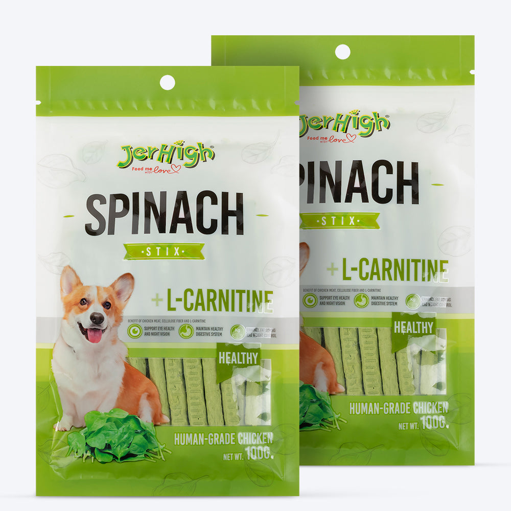 JerHigh Spinach Stix Dog Treats - 100 g_02