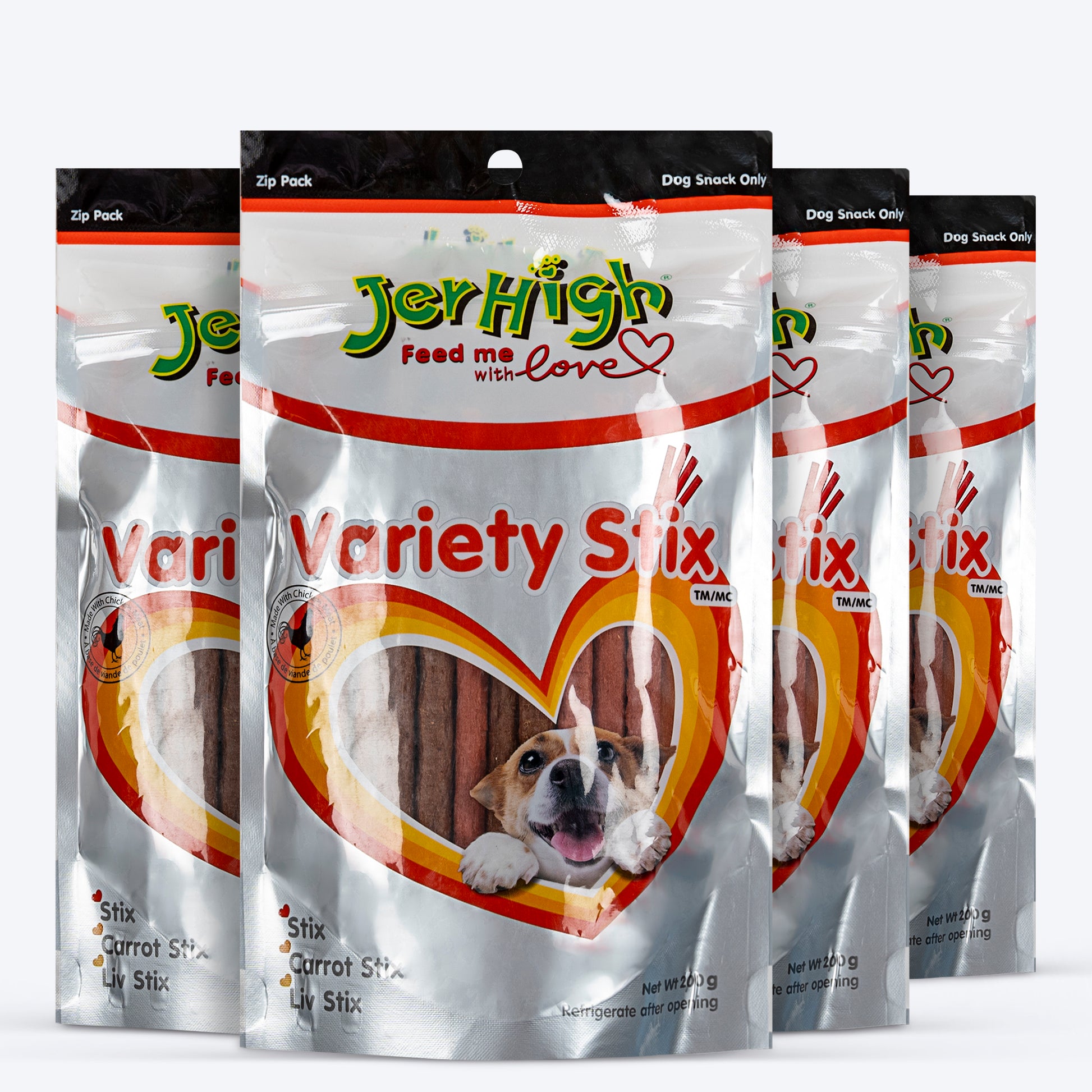JerHigh Variety Stix Dog Treats 200 g