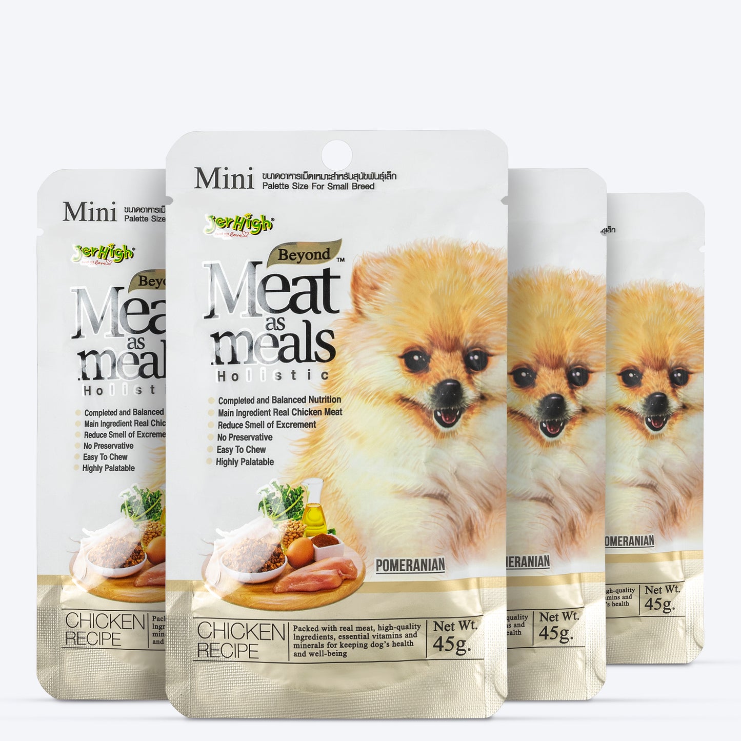 Jerhigh Meat as Meals Chicken Recipe Dog Treat - 45 gm_03