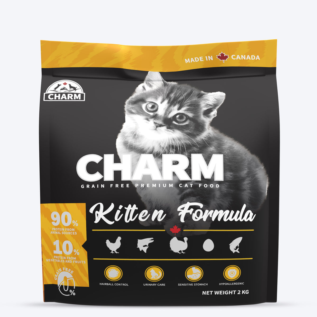 Charm Premium Formula Grain Free Dry Food For Kitten - Heads Up For Tails