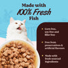 Kennel Kitchen Fish Chunks In Gravy Wet Cat Food - 80 g packs - Heads Up For Tails