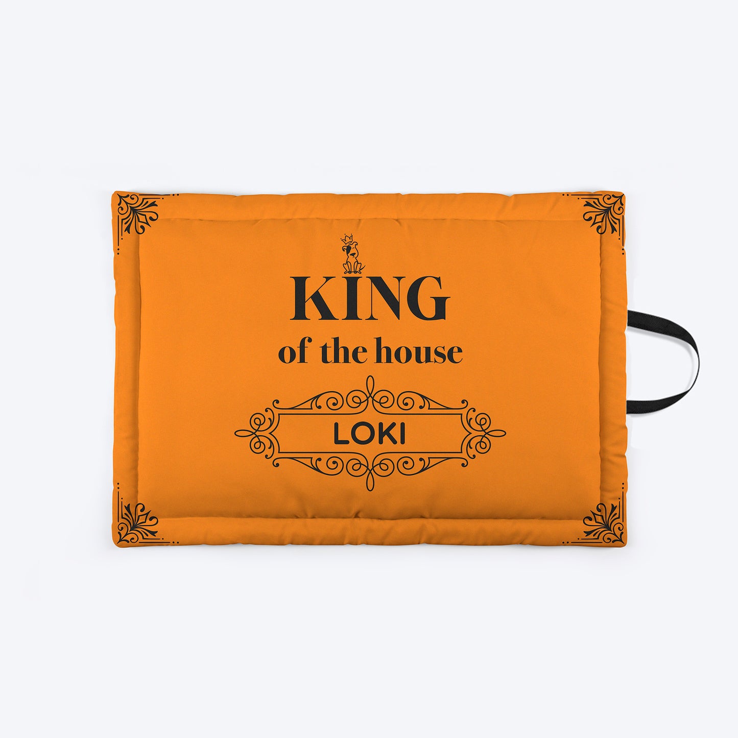 HUFT King of the House Personalised Dog & Cat Mat - Heads Up For Tails