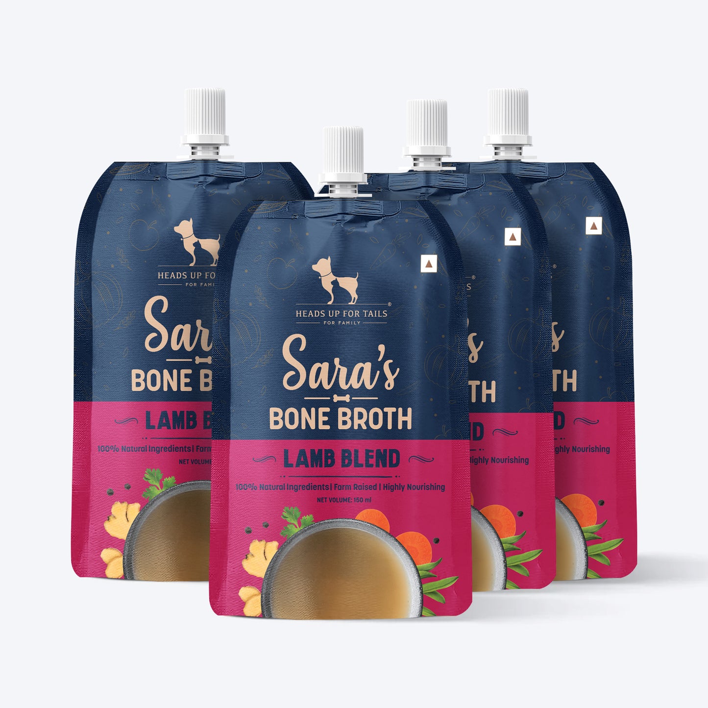 HUFT Sara's Lamb Blend Bone Broth For Dogs - 150 ml