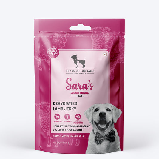 Sara's Dehydrated Lamb Jerky Treat For Dog - 70 g