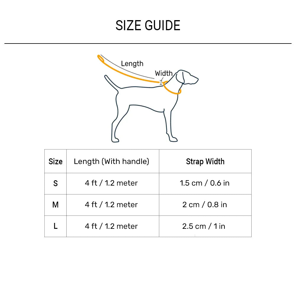 HUFT Zaggy Trail Leash For Dog - Yellow