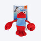 FOFOS Lobster Sealife Squeaky Plush Dog Toy - Red_02