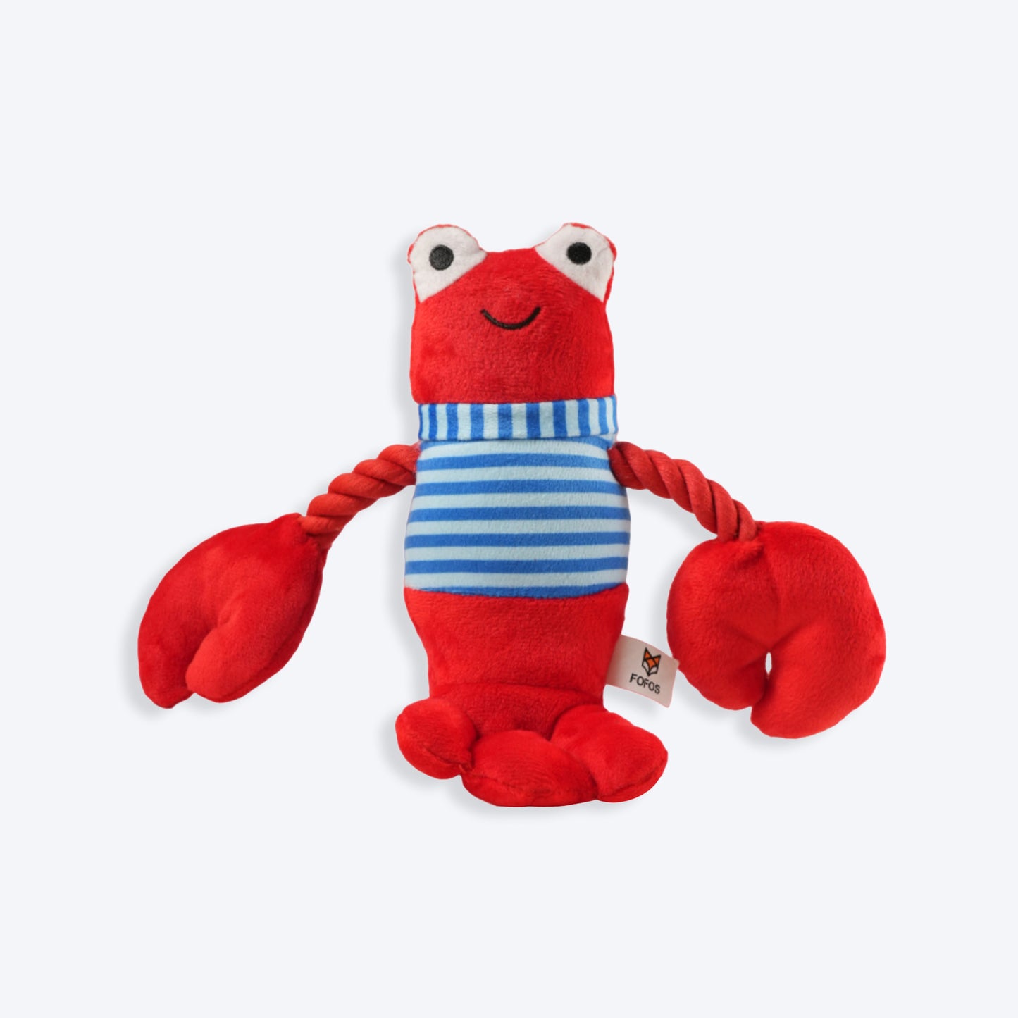 FOFOS Lobster Sealife Squeaky Plush Dog Toy - Red_01