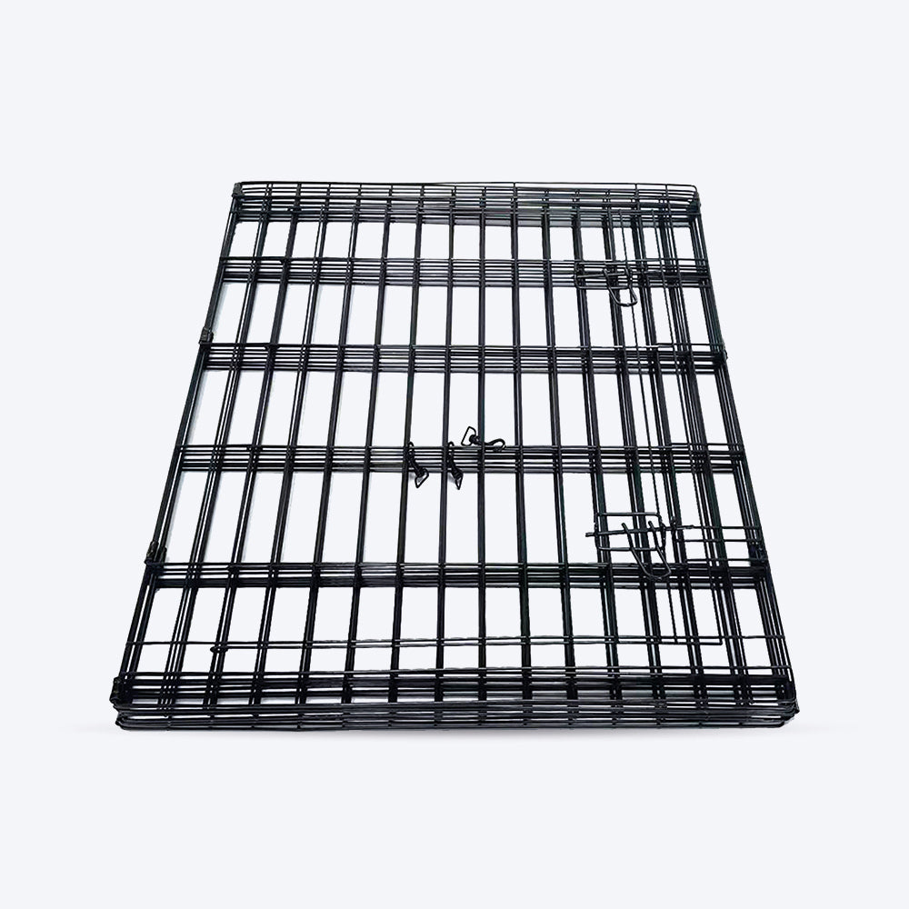 M-Pets Essential Foldable Puppy Pen With Door For Dog - Black - 61x61 cm - S - Heads Up For Tails