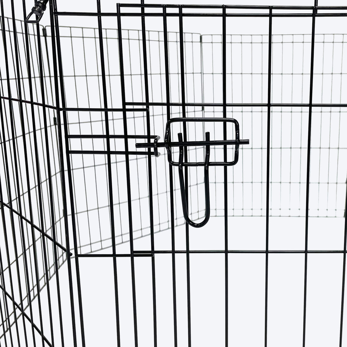 M-Pets Essential Foldable Puppy Pen With Door For Dog - Black - 61x61 cm - S - Heads Up For Tails