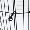 M-Pets Essential Foldable Puppy Pen With Door For Dog - Black - 61x61 cm - S - Heads Up For Tails
