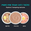 Meowsi by HUFT Chicken Breast with Quail Egg Mousse Cat Wet Food, 80 gm, grain-free, with vitamins and minerals.