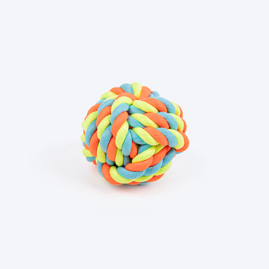 HUFT Tuggables Ball Rope Toy For Dog - Multicolor