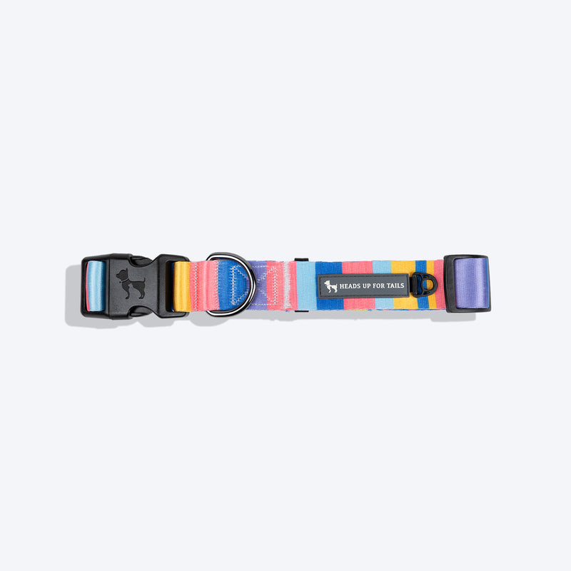 HUFT Spectrum Stripes Collar For Dog - Multicolor - Heads Up For Tails