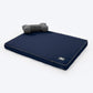 HUFT Made To Order Orthopaedic Dog Bed (Free Bone Cushion) - Navy & Grey