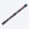 HUFT Love Struck Printed Collar For Dog - Navy Blue - Heads Up For Tails