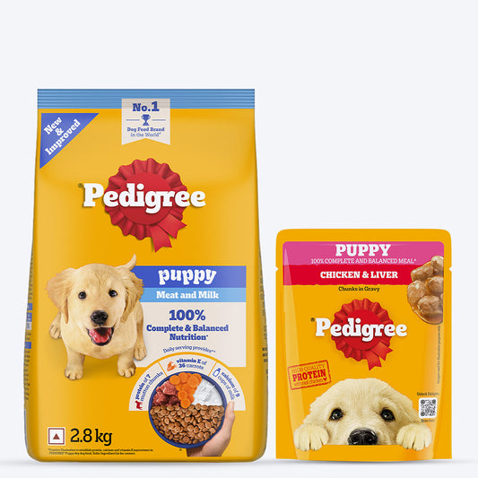 Pedigree Puppy Food Combo - Pack of 2