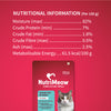 NutriMeow Oceanfish In Gravy Wet Food For Adult Cat - 80 gm - Heads Up For Tails