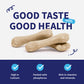 NutriWag Milk Calcium Chew Bones Treats For Dog - Heads Up For Tails