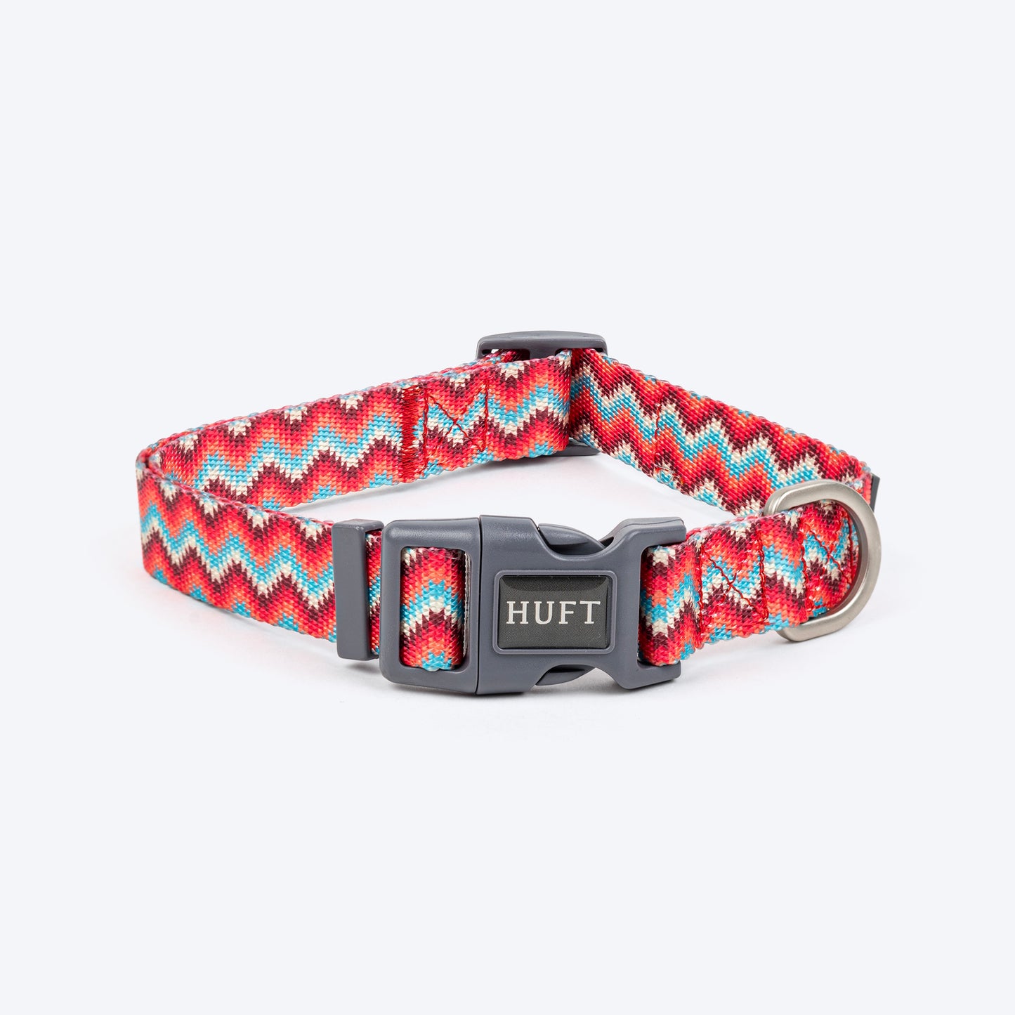 HUFT Zig Zag Galaxy Collar For Dog - Red