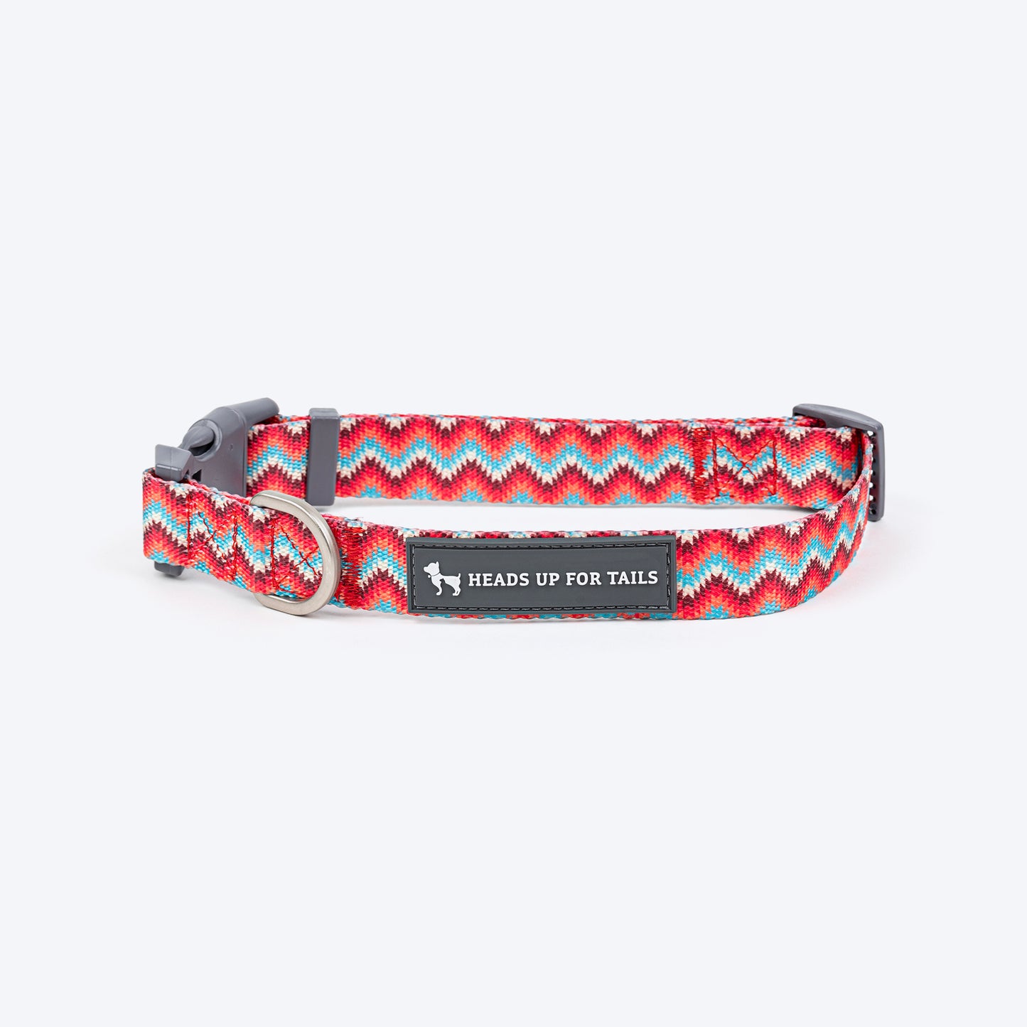 HUFT Zig Zag Galaxy Collar For Dog - Red