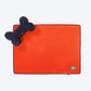 HUFT Made To Order Orthopaedic Dog Bed (Free Bone Cushion) - Orange & Blue