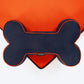 HUFT Made To Order Orthopaedic Dog Bed (Free Bone Cushion) - Orange & Blue