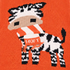 HUFT Ziggy Buddy Sweater For Cat - Orange