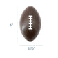 Petstages Orbee-Tuff Football Treat Dispensing Chew Dog Toy - Brown - Heads Up For Tails