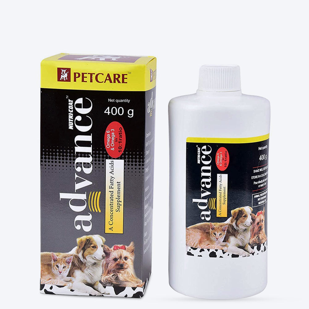 PETCARE Nutri-Coat Advance Concentrated Fatty Acids Supplement for Dogs & Kittens_01