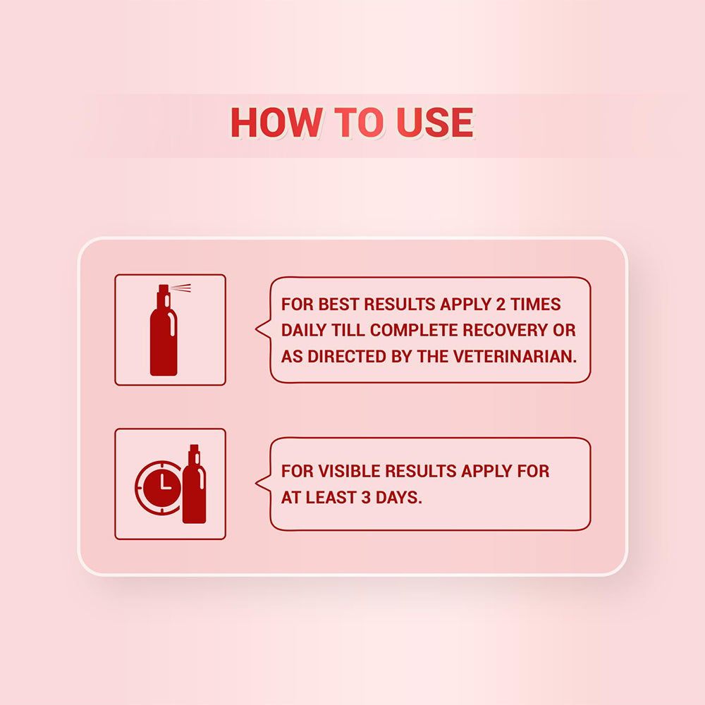 Natural Remedies Topicure Antiseptic Spray For Dog - 75 ml