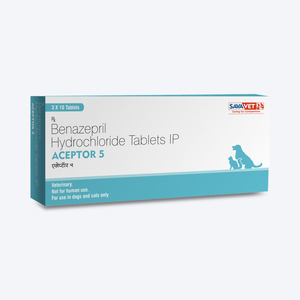 Savavet Aceptor Tablets Cardiac Support For Dog & Cat - 10 Tablets