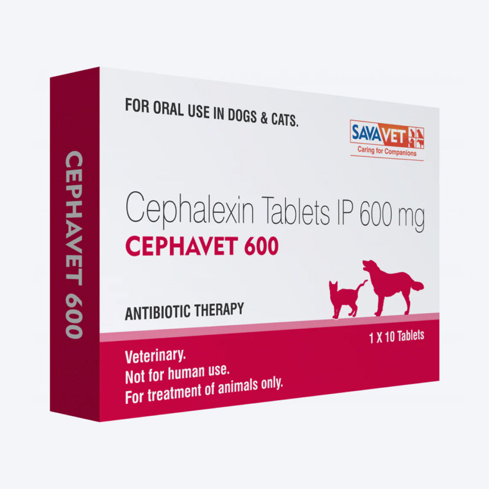Savavet Cephavet Antibiotic Tablets For Dog & Cat - 10 Tablets