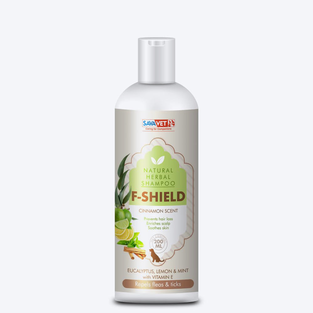 Savavet F-Shield Herbal Immune Booster Shampoo For Dog & Cat - 200 ml