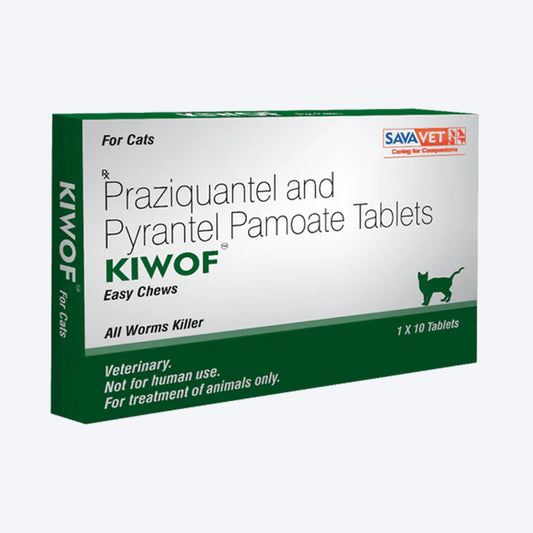 Savavet Kiwof Cat Tablets For Cat - 10 Tablets