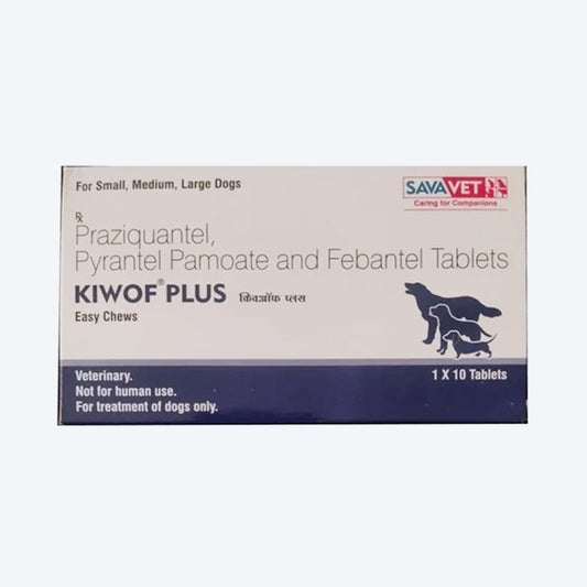 Savavet Kiwof Plus Tablets Multivitamin For Dog - 10 Tablets