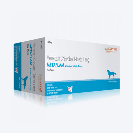 Savavet Metaflam Tablets Anti-inflammatory For Dog & Cat - 10 Tablets