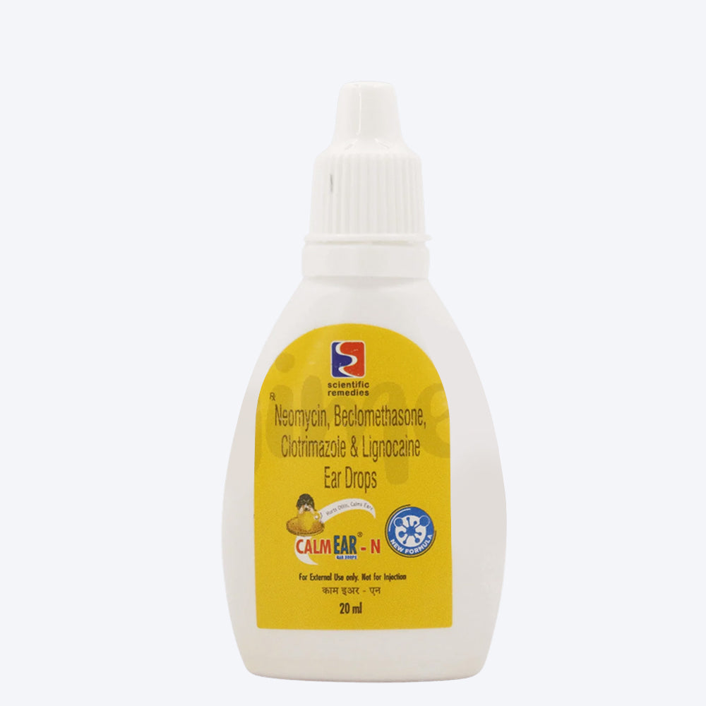 Scientific Remedies Calmear Ear Infection Treatment For Dog & Cat - 20 ml