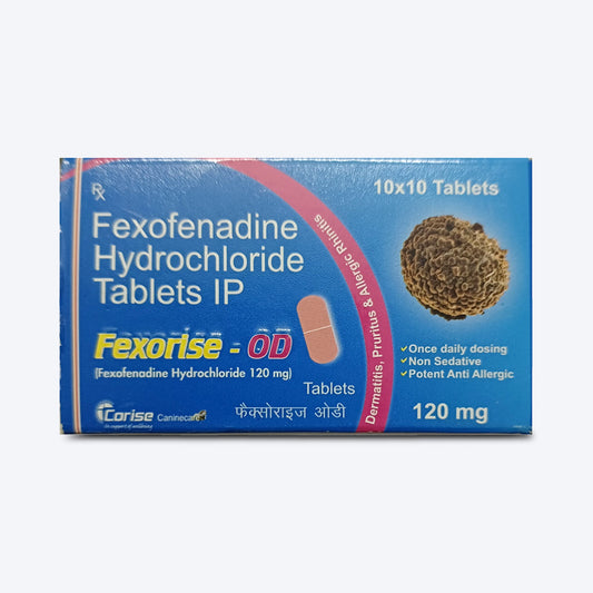 Corise Fexorise-Od Oral Dispersible Tablets For Dog & Cat - 10 Tablets - Heads Up For Tails