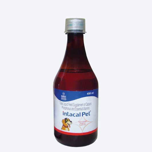 Intas Pet Intacal Calcium Supplement For Dog & Cat - 450 ml