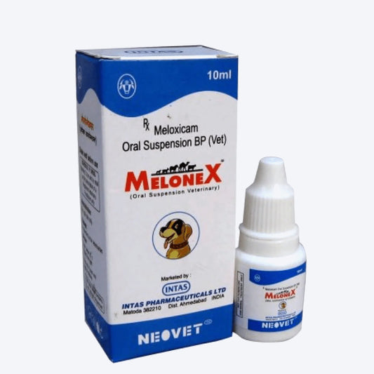 Intas Melonex Oral Suspension For Dog & Cat - 10 ml - Heads Up For Tails