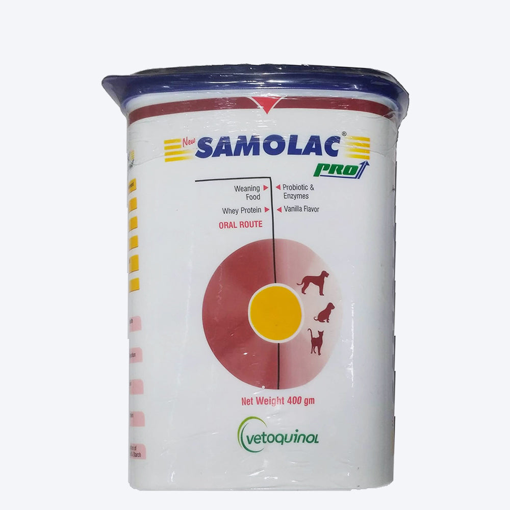 Vetoquinol New Samola Pro Powder For Dog & Cat - 400 gm