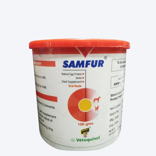 Vetoquinol Samfur Powder For Dog & Cat - 100 gm