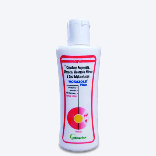 Vetoquinol Wokazole Plus Cream For Dog & Cat - 100 gm