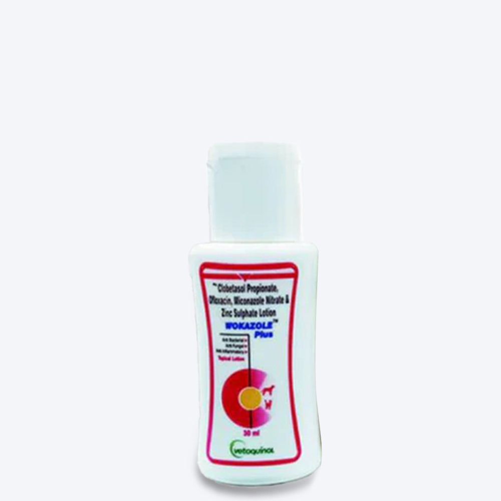 Vetoquinol Wokazole Lotion For Dog & Cat - 30 ml