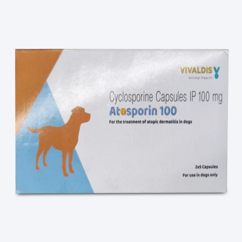 Vivaldis Atosporin Antibiotic Tablets For Dog & Cat - 2 x 5 Tablets - Heads Up For Tails