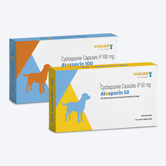 Vivaldis Atosporin Antibiotic Tablets For Dog & Cat - 2 x 5 Tablets - Heads Up For Tails