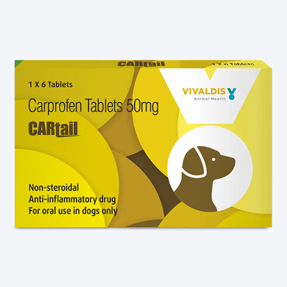 Vivaldis Cartail Joint Support Tablets For Dog - 6 Tablets - Heads Up For Tails